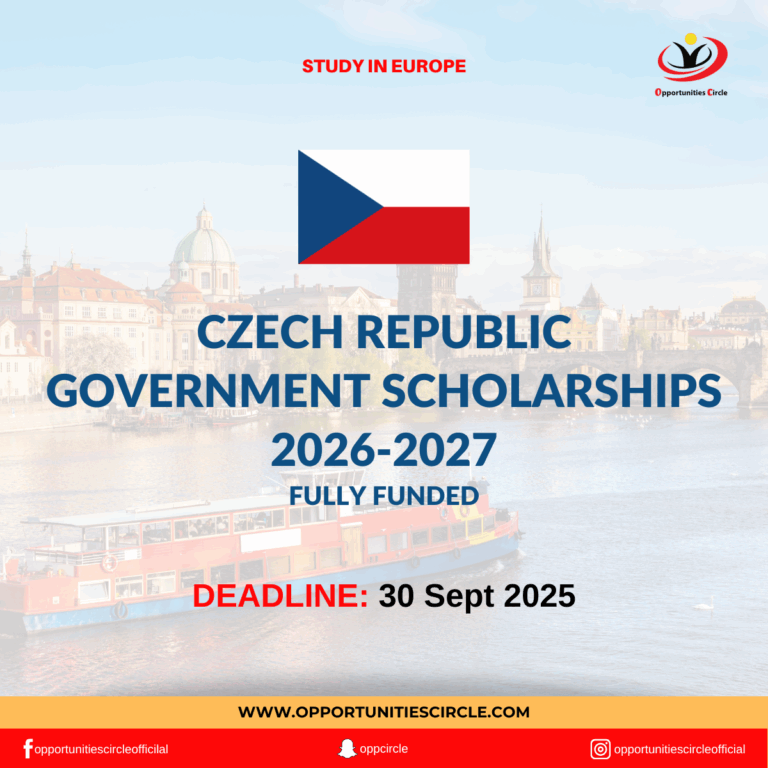 Czech Republic Government Scholarships 2026-2027