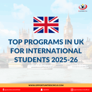 Top Programs in UK for International Students 2025-26