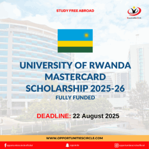 University of Rwanda Mastercard Scholarship 2025-26