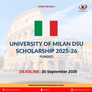 University of Milan DSU Scholarship 2025-26