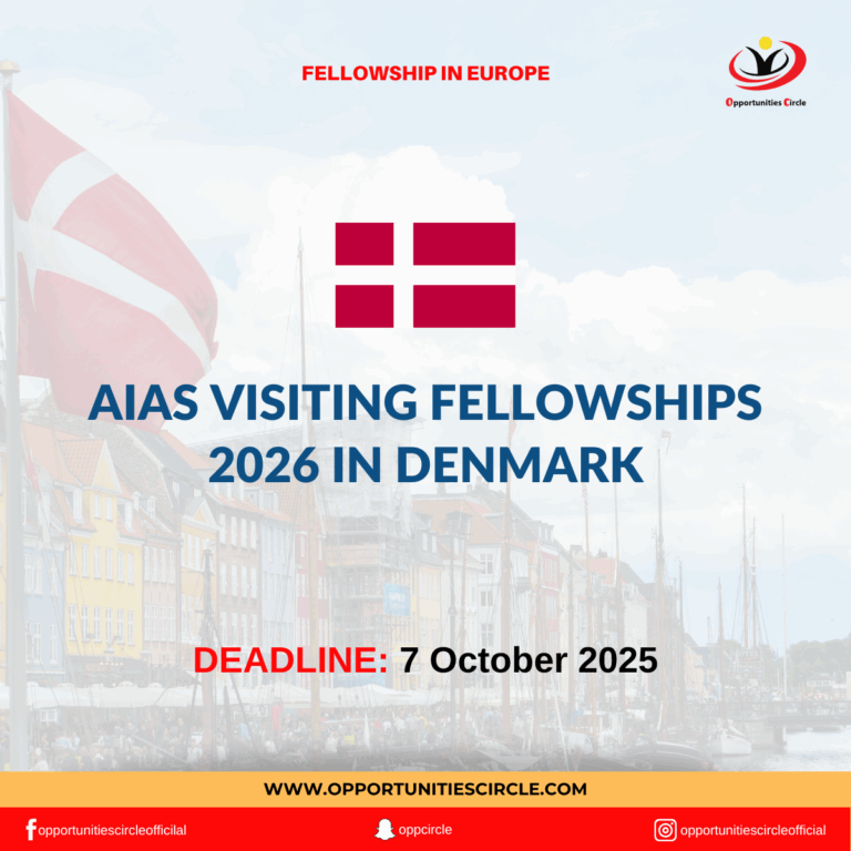 AIAS Visiting Fellowships 2026 in Denmark