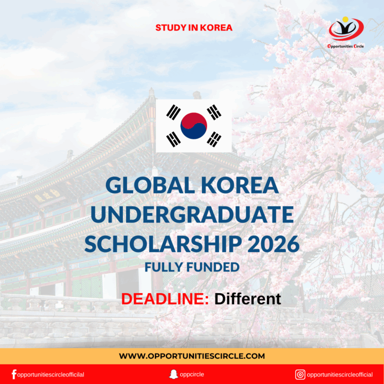 Global Korea Undergraduate Scholarship 2026