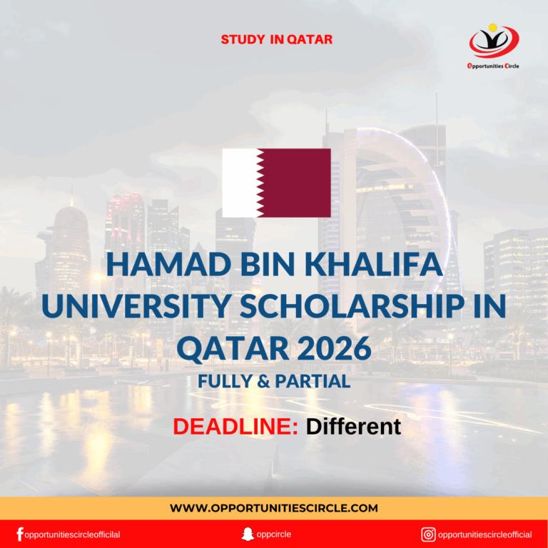 Hamad Bin Khalifa University Scholarship in Qatar 2026