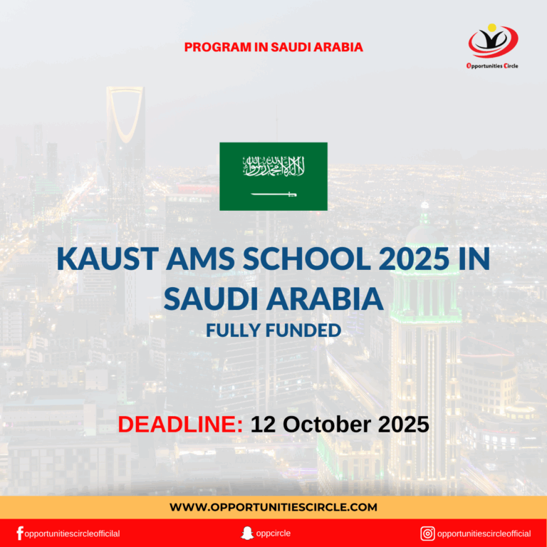 KAUST AMS School 2025 in Saudi Arabia