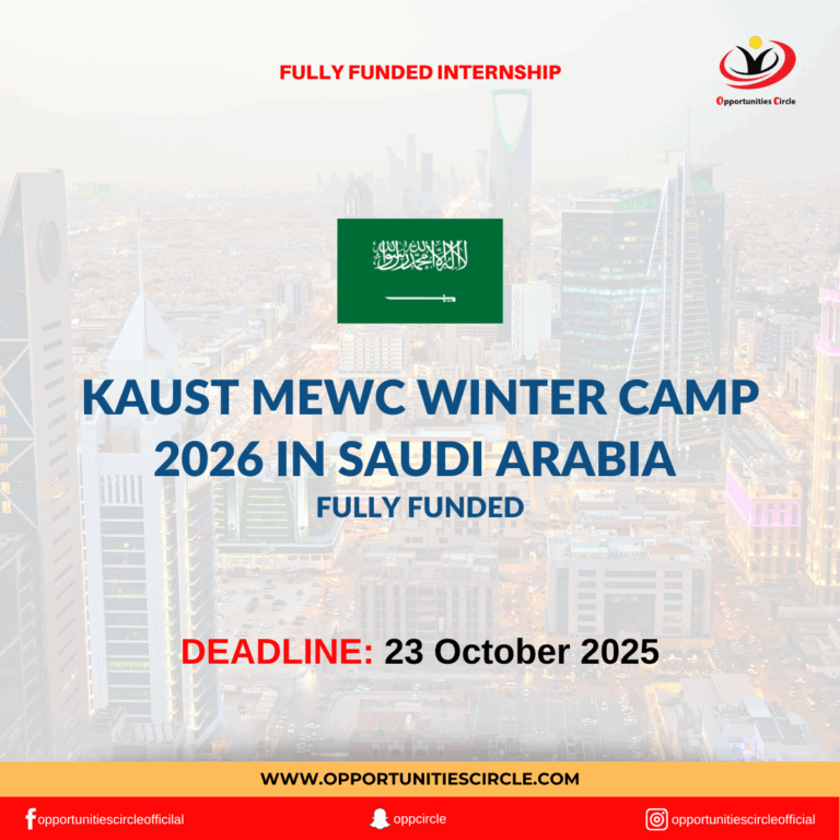 KAUST MEWC Winter Camp 2026 in Saudi Arabia