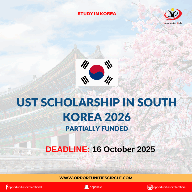 UST Scholarship in South Korea 2026