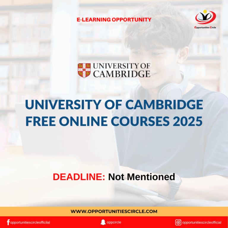 University of Cambridge Free Online Courses 2025