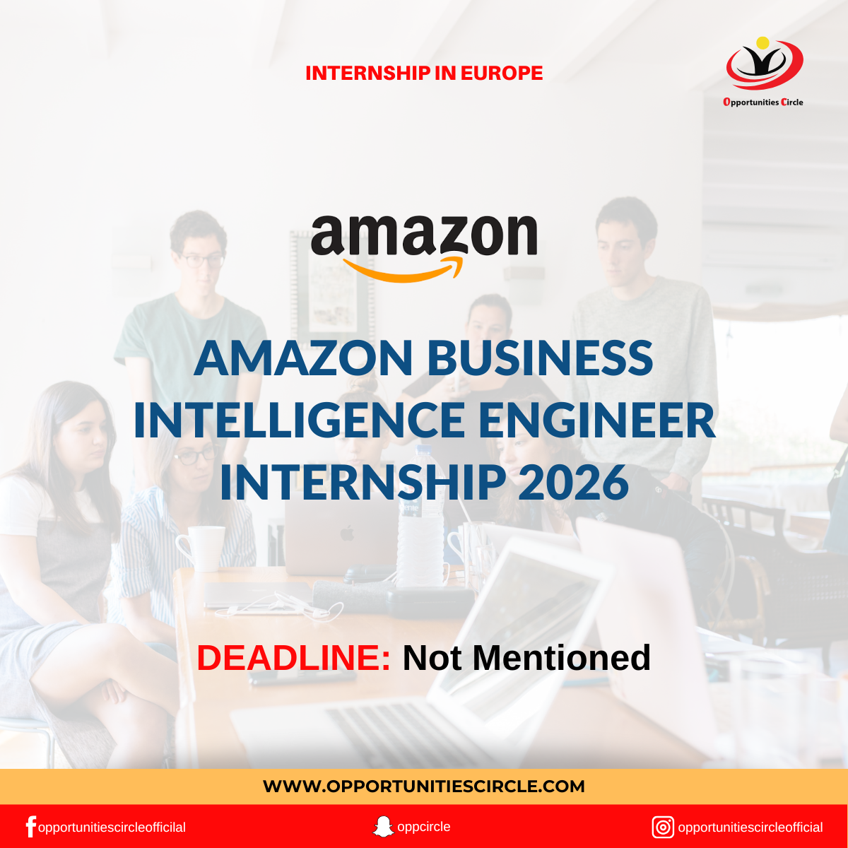 Amazon Business Intelligence Engineer Internship 2026 - Opportunities Circle