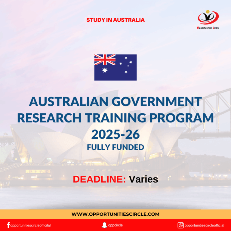 Australian Government Research Training Program 2025-26