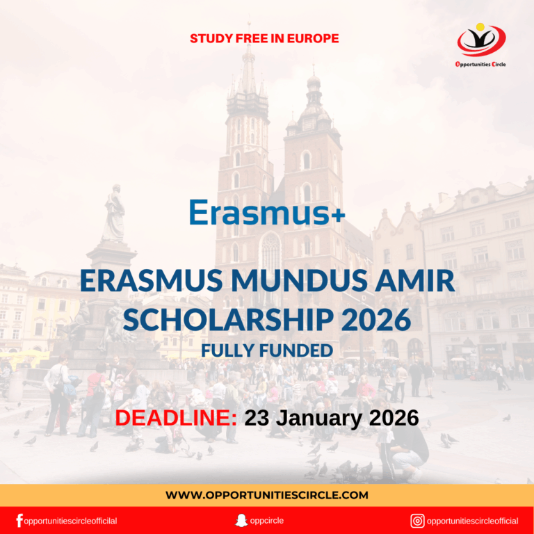 Erasmus Mundus AMIR Scholarship 2026