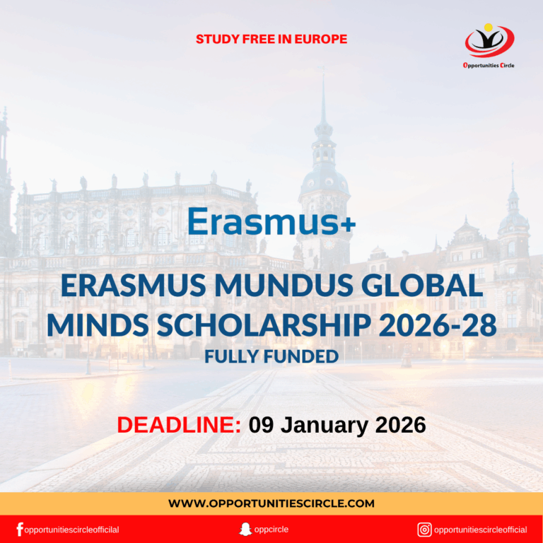Erasmus Mundus Global MINDS Scholarship 2026-28