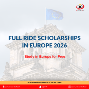Full Ride Scholarships in Europe 2026