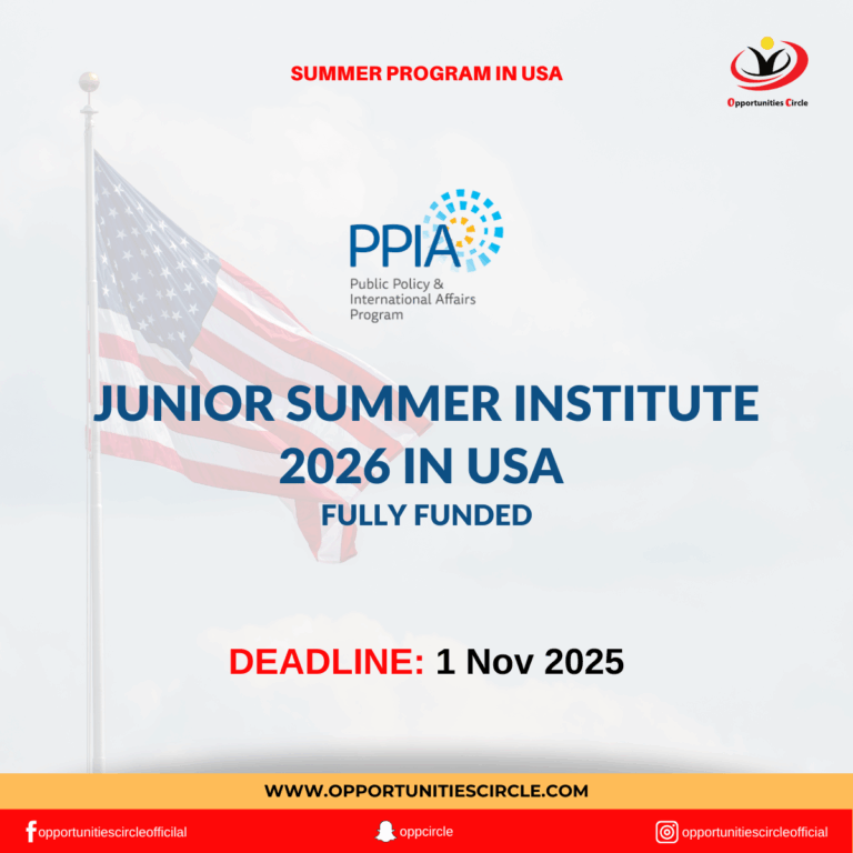 Junior Summer Institute 2026 in USA