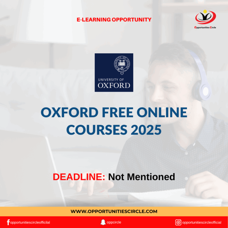 Îmbunătățește-ți abilitățile și învață de la Universitatea Oxford! //  Cursuri Online Gratuite 2025 - Youth.md