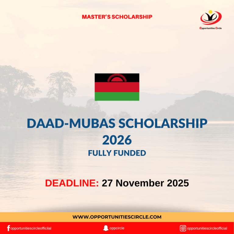 DAAD-MUBAS Scholarship 2026