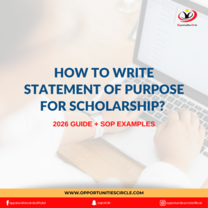 How to Write Statement of Purpose for Scholarship