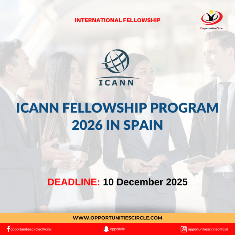 ICANN Fellowship Program 2026 in Spain - Opportunities Circle