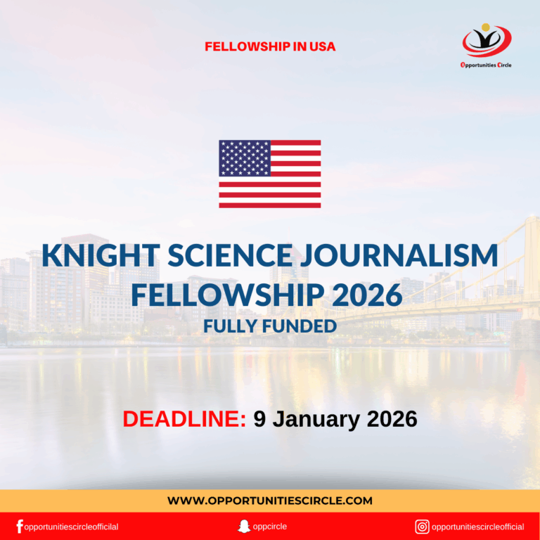 Knight Science Journalism Fellowship 2026
