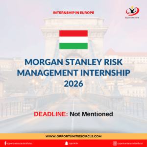 Morgan Stanley Risk Management Internship 2026