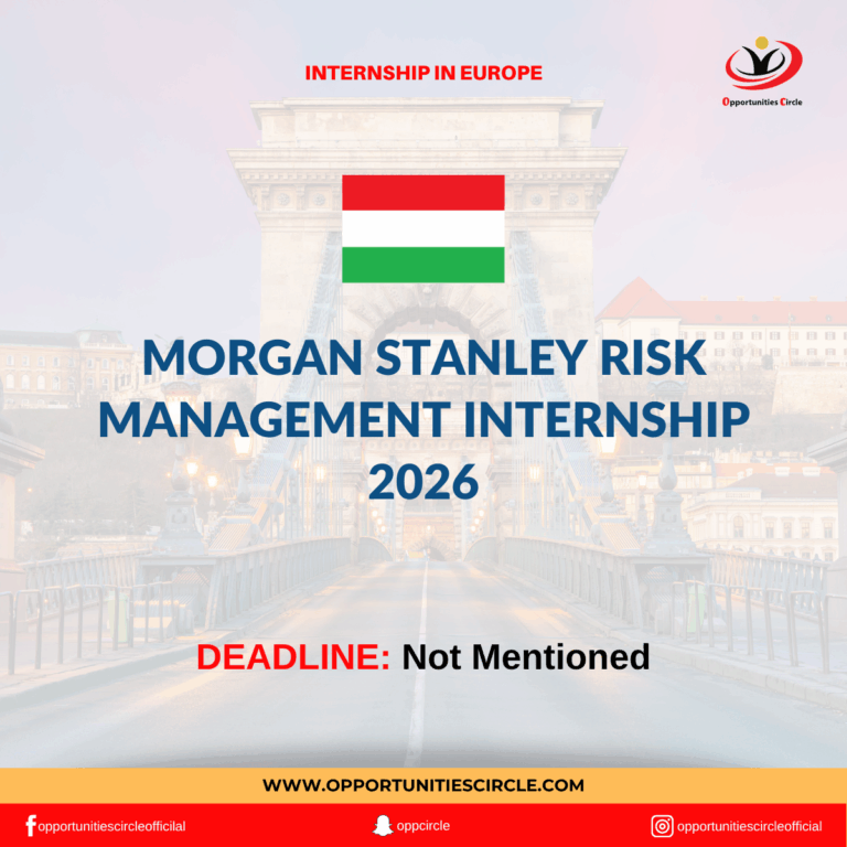 Morgan Stanley Risk Management Internship 2026