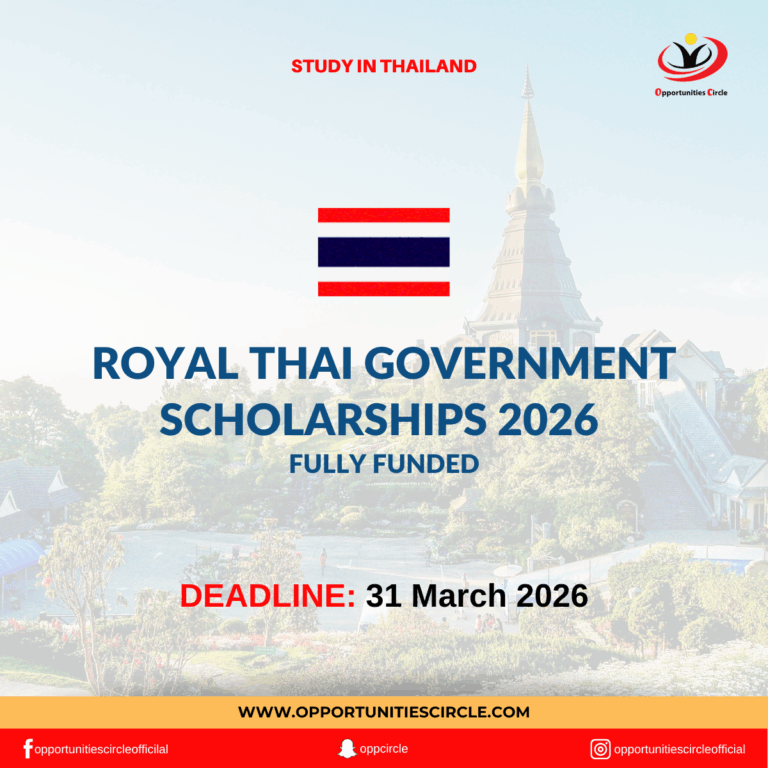 Royal Thai Government Scholarships 2026