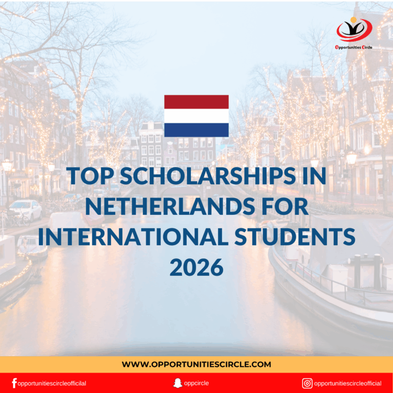 Top Scholarships in Netherlands for International Students 2026