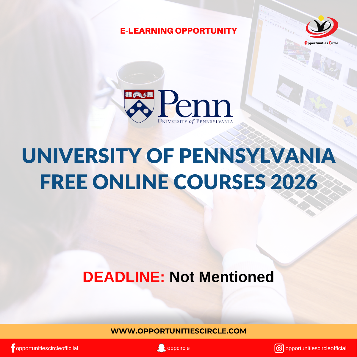 University Of Pennsylvania Free Online Courses 2026 - Opportunities Circle