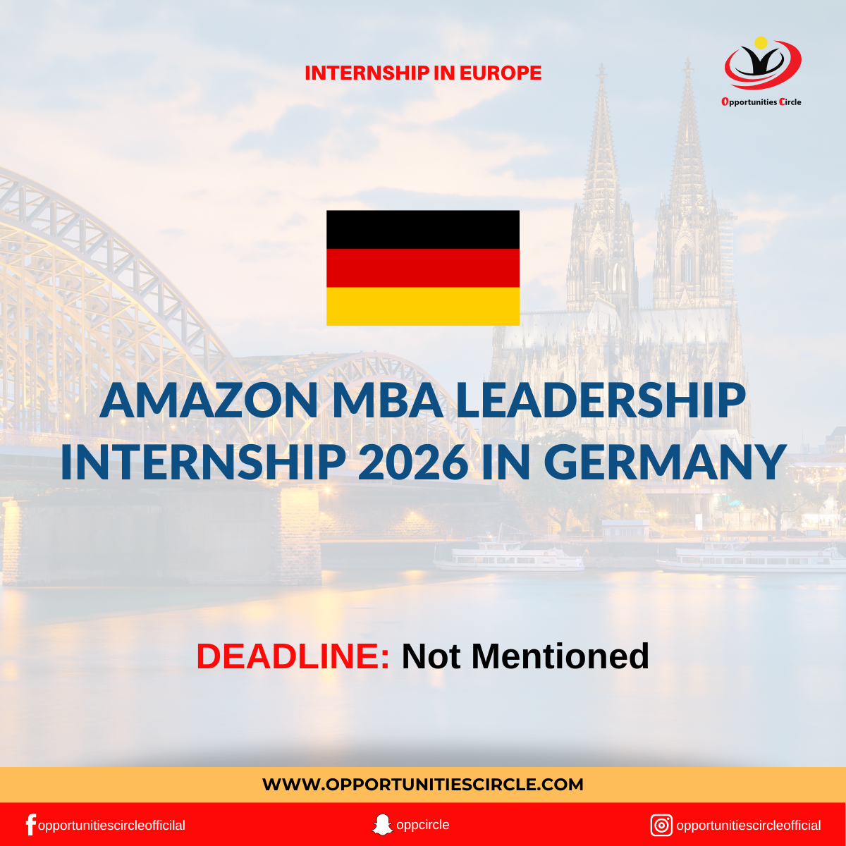 Amazon MBA Leadership Internship 2026 in Germany - Opportunities Circle