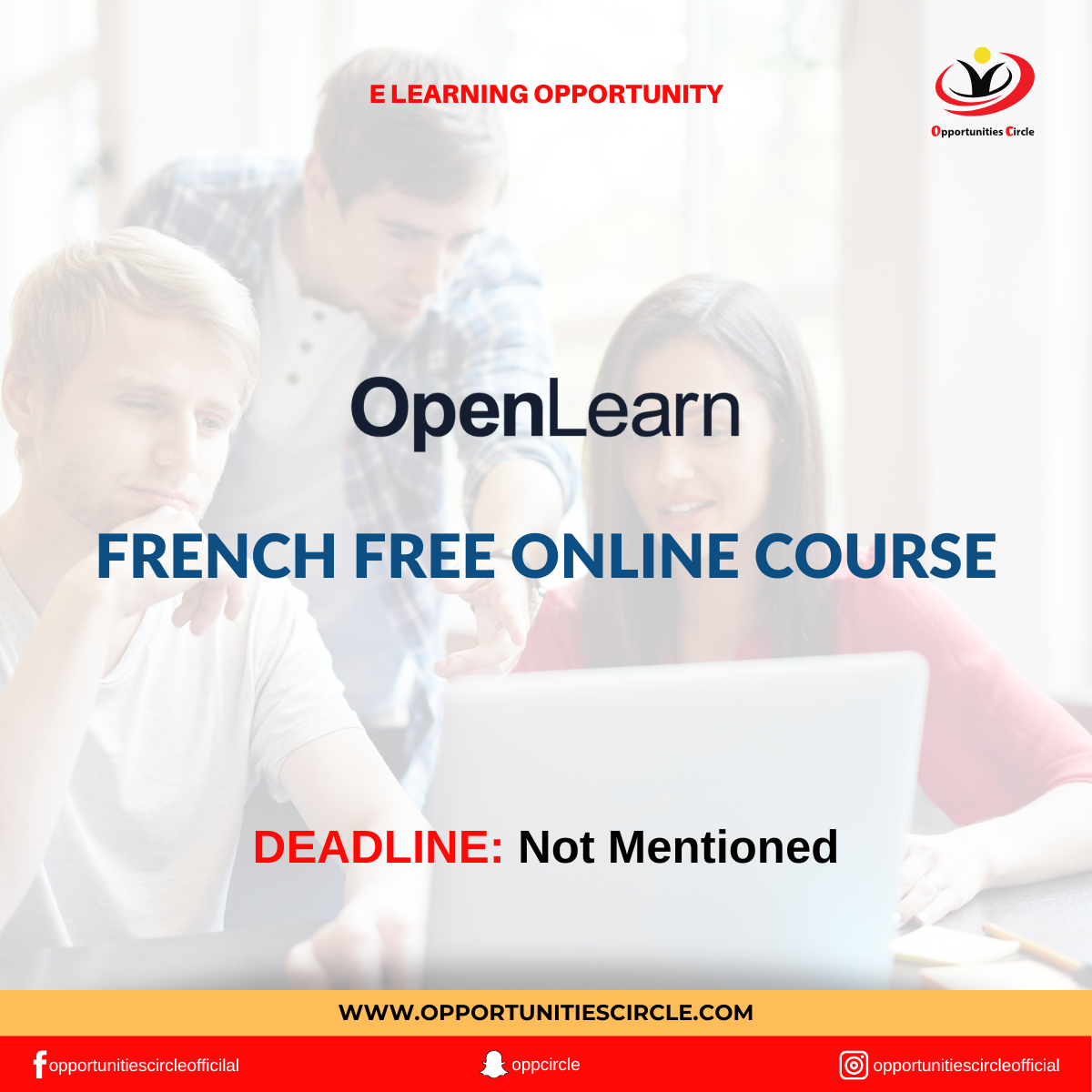 French Free Online Course - Opportunities Circle