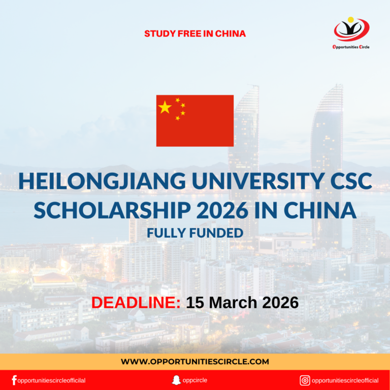 Heilongjiang University CSC Scholarship 2026 in China
