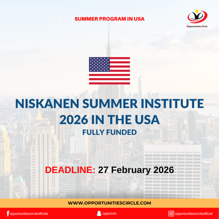 Niskanen Summer Institute 2026 in the USA