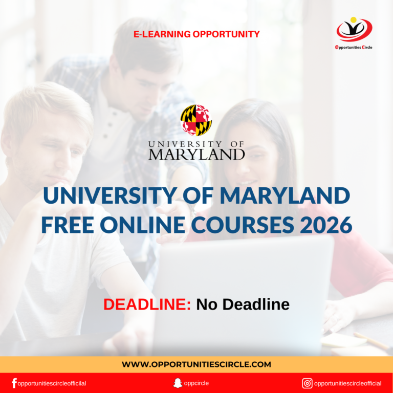 University of Maryland Free Online Courses 2026