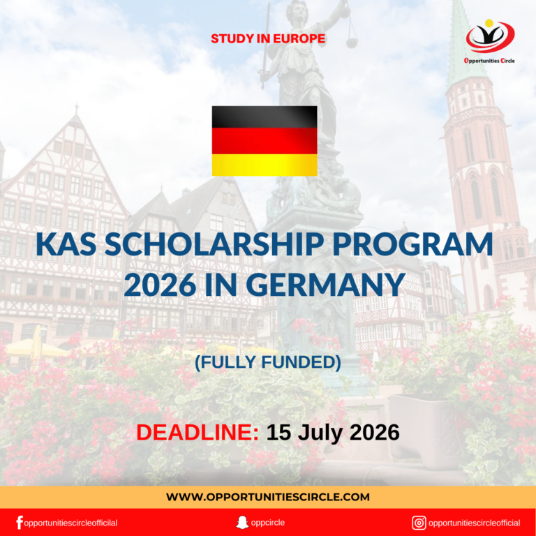 KAS Scholarship Program 2026 in Germany