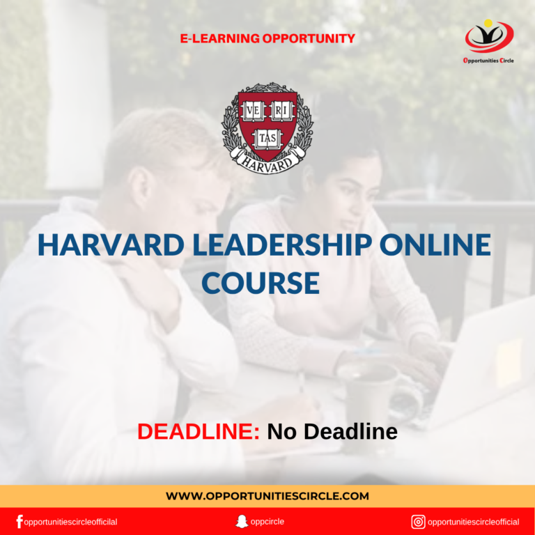 Harvard Leadership Online Course