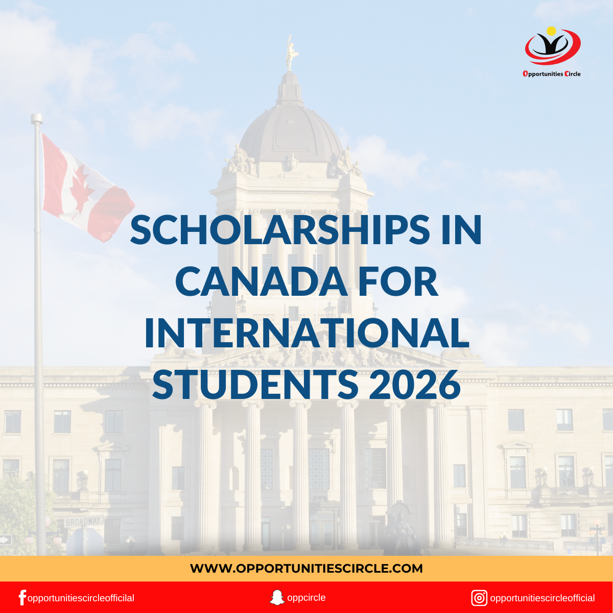 Scholarships in Canada for International Students 2026 - Opportunities ...
