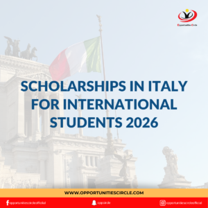 Scholarships in Italy for International Students 2026
