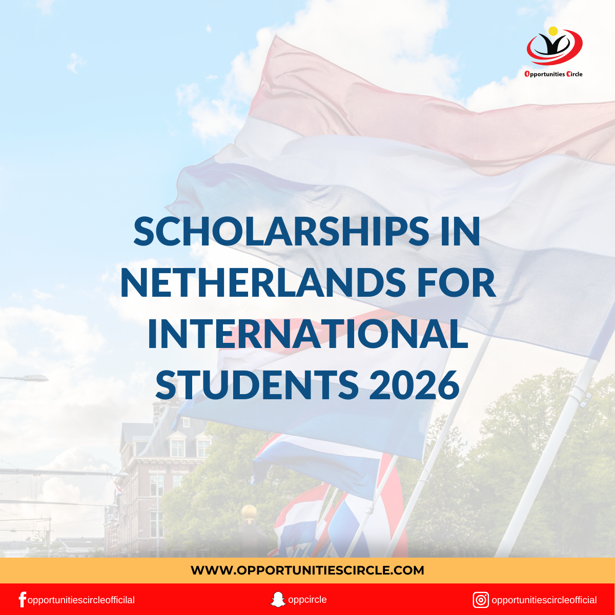 Scholarships in Netherlands for International Students 2026 ...