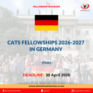 CATS Fellowships 2026-2027 in Germany