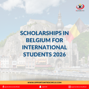 Scholarships in Belgium for International Students 2026
