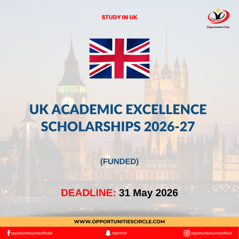 UK Academic Excellence Scholarships 2026-27