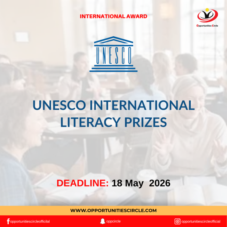 UNESCO International Literacy Prizes 2026