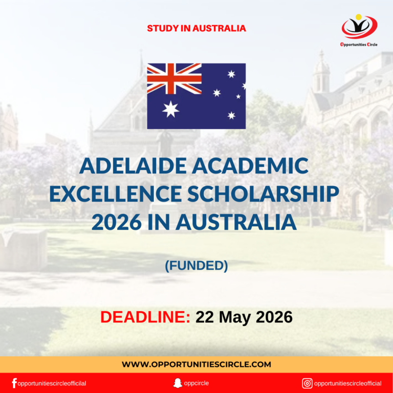 Adelaide Academic Excellence Scholarship 2026 in Australia