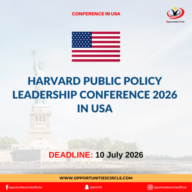Harvard Public Policy Leadership Conference 2026 in USA