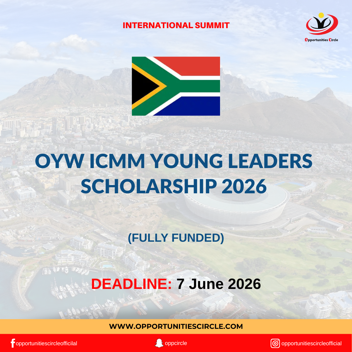 OYW ICMM Young Leaders Scholarship 2026 | Fully Funded - Opportunities ...