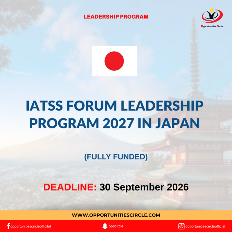 IATSS Forum Leadership Program 2027 in Japan