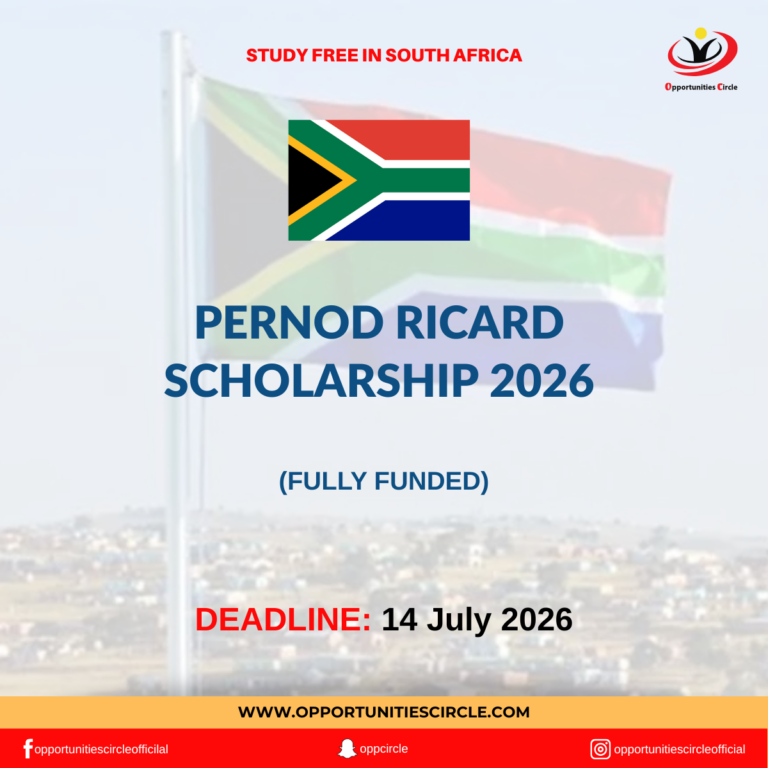 Pernod Ricard Scholarship 2026