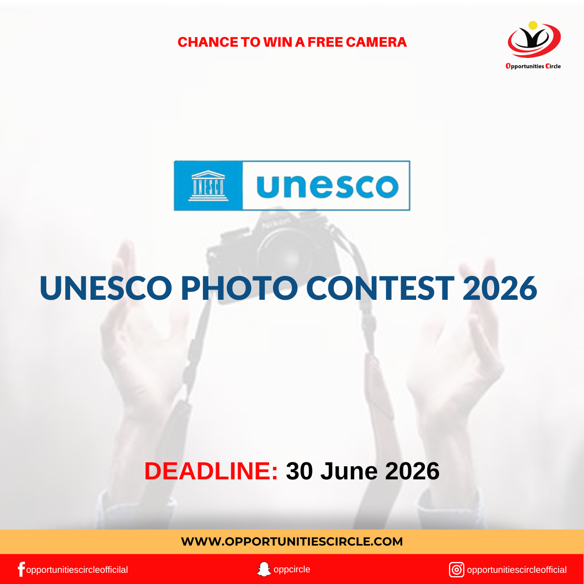 UNESCO Photo Contest 2026 | Chance to Win a Free Camera - Opportunities ...