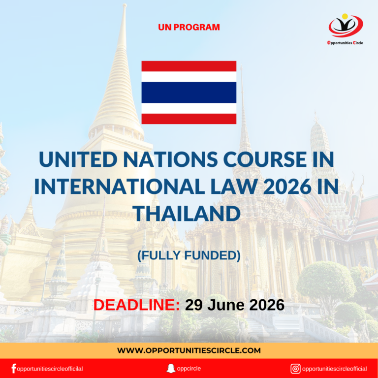 United Nations Course in International Law 2026 in Thailand