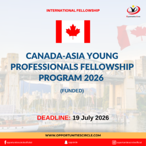 Canada-Asia Young Professionals Fellowship Program 2026