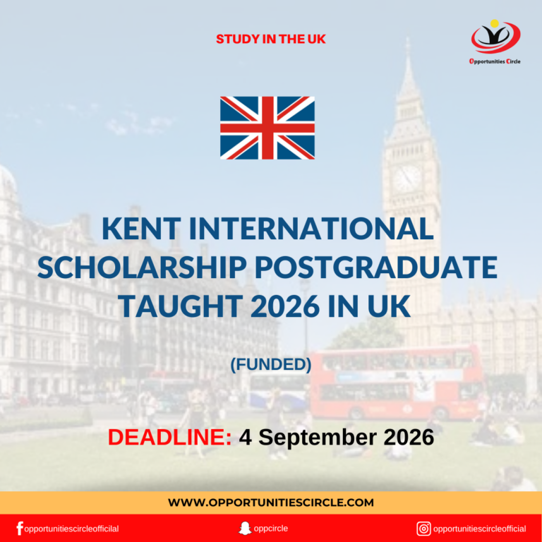 Kent International Scholarship Postgraduate Taught 2026 in UK